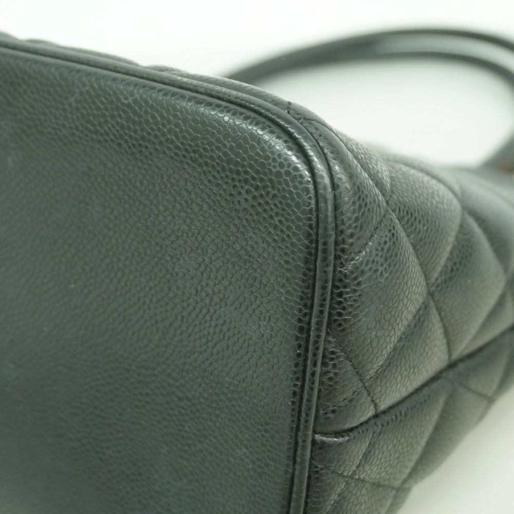 CHANEL Black Caviar Leather Reissue Tote Bag - Picture 7 of 10